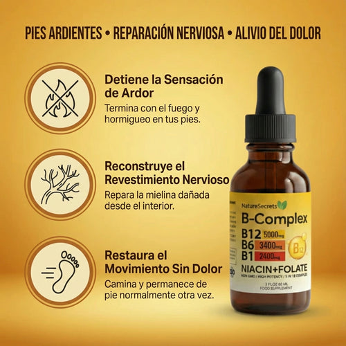 B-Complex Methylated Drops (Spanish)